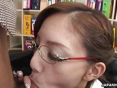 Japanese Nudes presents: Elegant japanese sweety loves munching a hard boner