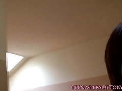 Japanese Nudes presents: Japanese teen pounded after sucking cock