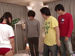 Japanese Nudes presents: Ryo asaka gets cock in mouth and jizz on face