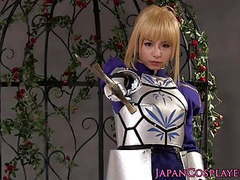 Japanese Nudes presents: Cosplay fsn saber enjoys creampie after being fingered by sh