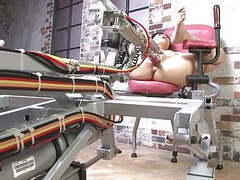 Japanese Nudes presents: Petite japanese brunette gets pounded by a fuck machine
