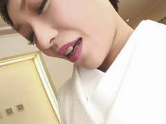 Japanese Nudes presents: Sexy japanese girl loves scuking hard cock