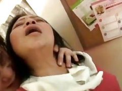 Japanese Nudes presents: Japanese granny gets a creampie