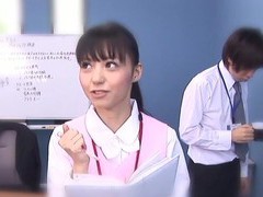 Japanese Nudes presents: Japanese nurse aino kishi drops on her knees to suck a dick