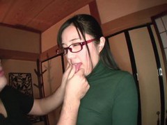 Japanese Nudes presents: Shy asian chick suzuhara emiri with glasses moans during sex, Couple, Hardcore, Japanese, Glasses, Bra, Thong, Socks, Pussy, Blowjob, Pussy Licking, Cowgirl, Clothed Sex