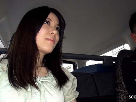 Japanese Nudes presents: Shy japanese teen madoka araki seduce to suck stranger cock in car