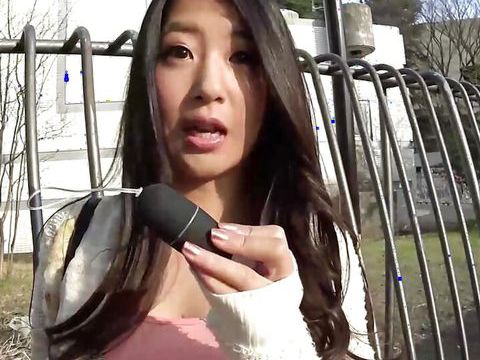 Japanese Nudes presents: Japanese skinny slut enjoys a dildo fuck creampie