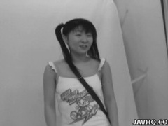Japanese Nudes presents: Finger banged girl fucked by a pair of guys