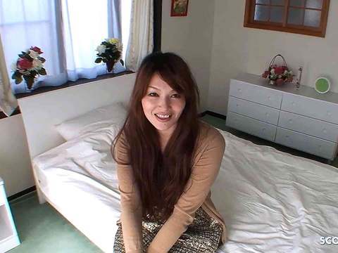 Japanese Nudes presents: Japanese mature mom talk to filmed while creampie fuck be boy next door